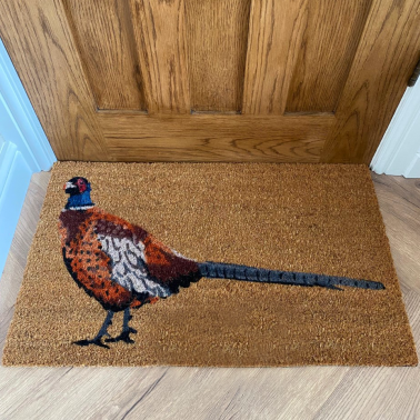 Pheasant Coir Door Mat